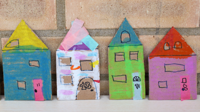 Cardboard houses